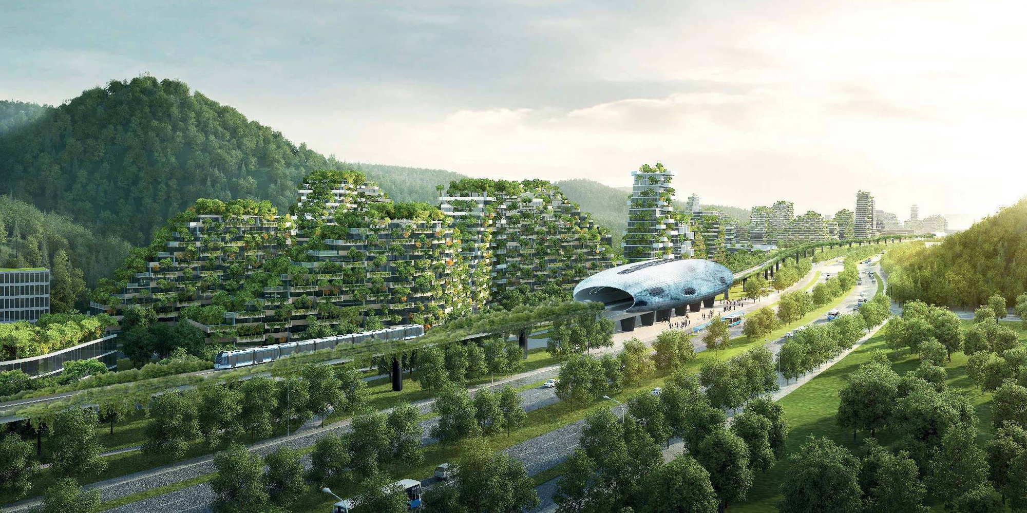 Проект зеленого города архитектора Стефано Боери